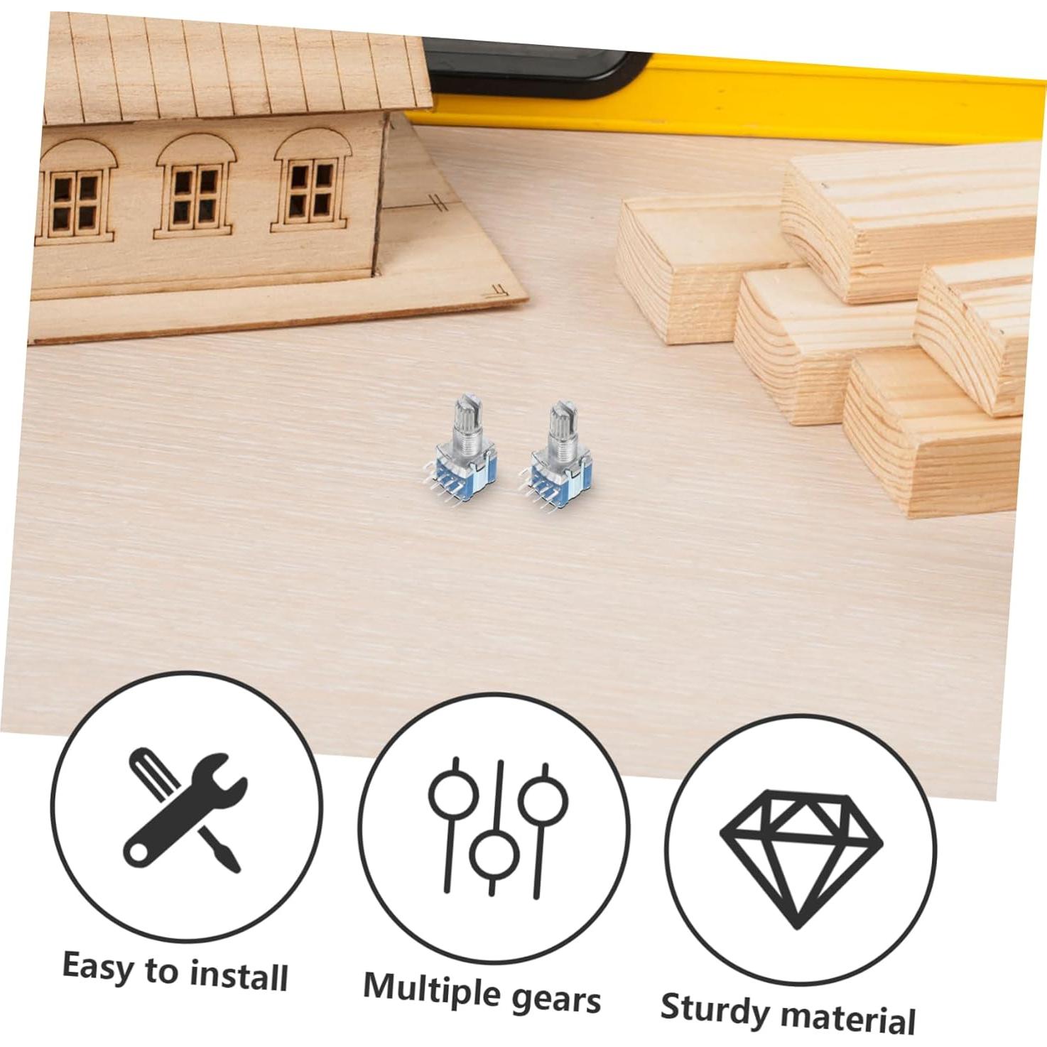 Codificador Rotativo Cabilock 5pcs Eje Metal 2.59cm para Audio