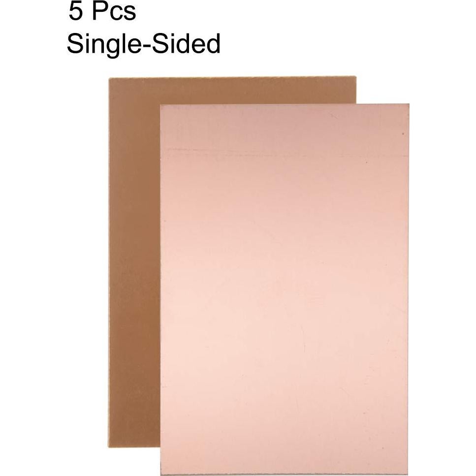 Placa de Circuito PCB Laminada Cobre uxcell 150x100mm 1.5mm 5pcs