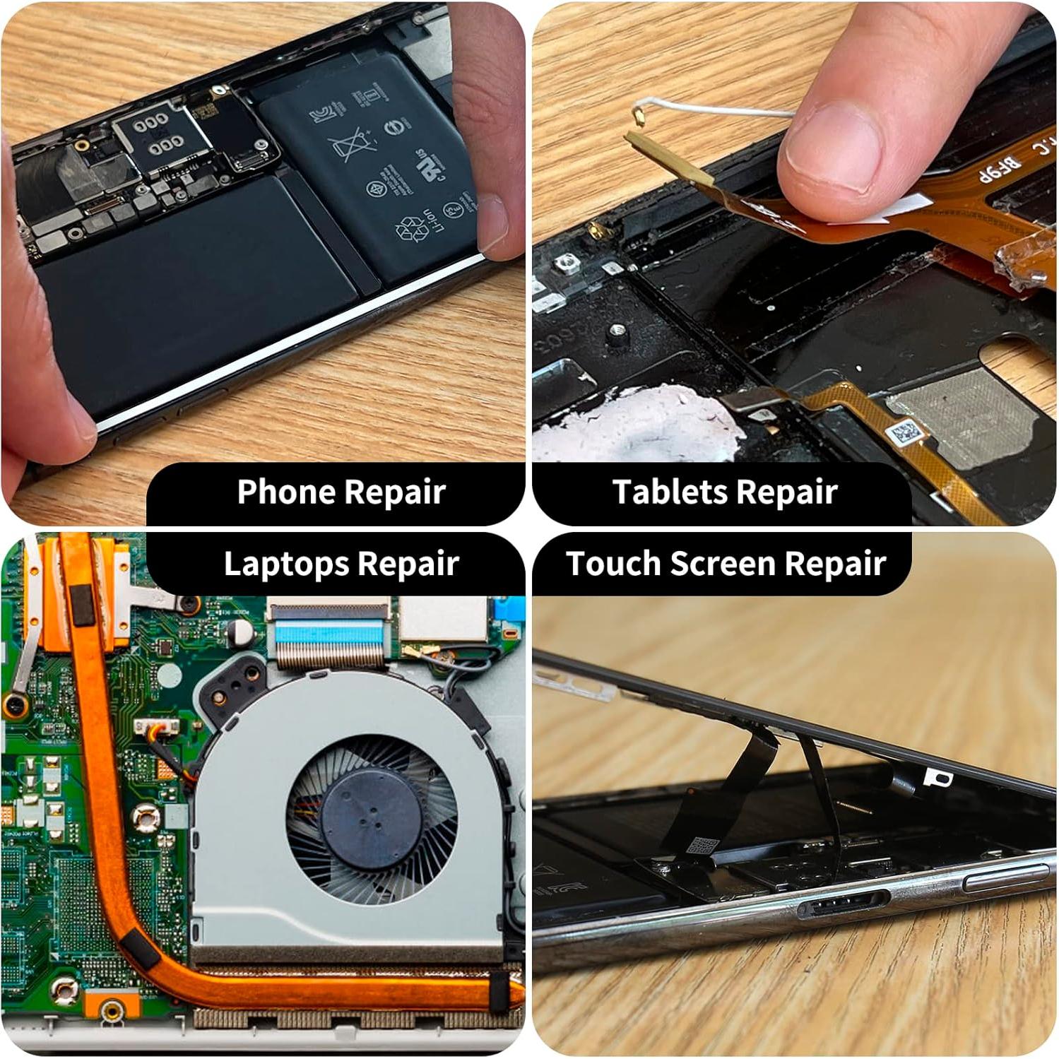 Cinta Adhesiva Reparación LCD XUMAKI 2mm y 3mm x 50m con Pinzas