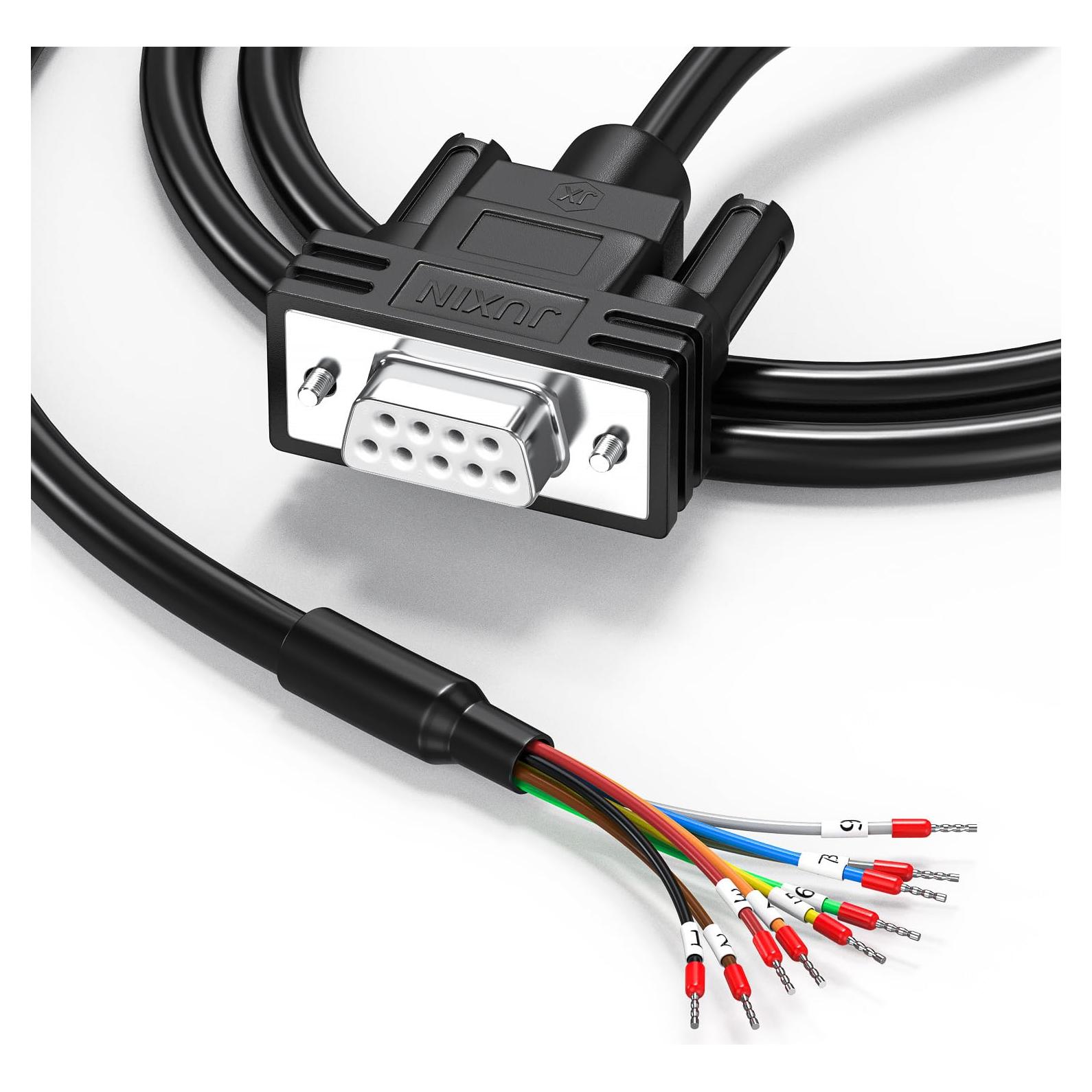 Cable Serial DB9 Femenino a Desnudo 0.46m JUXINICE