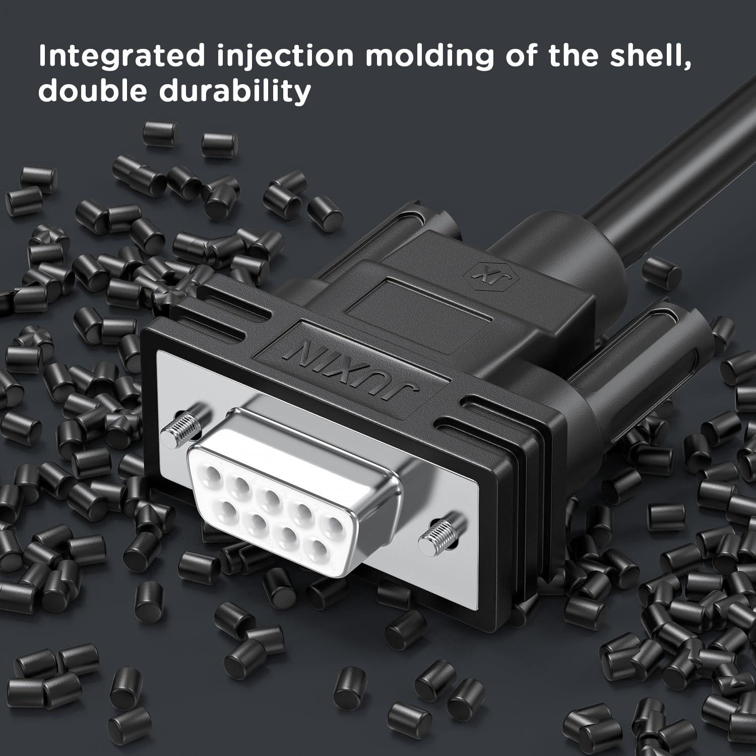 Cable Serial DB9 Femenino a Desnudo 0.46m JUXINICE