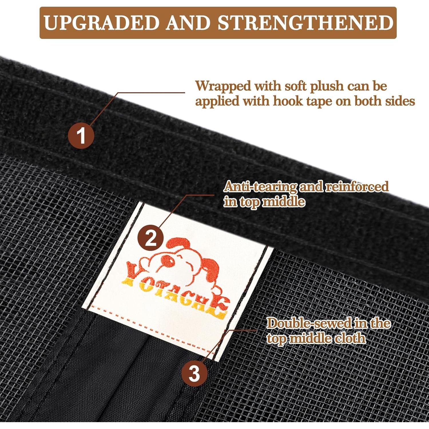 Puerta de Pantalla Magnética Yotache 38x81 cm Negra