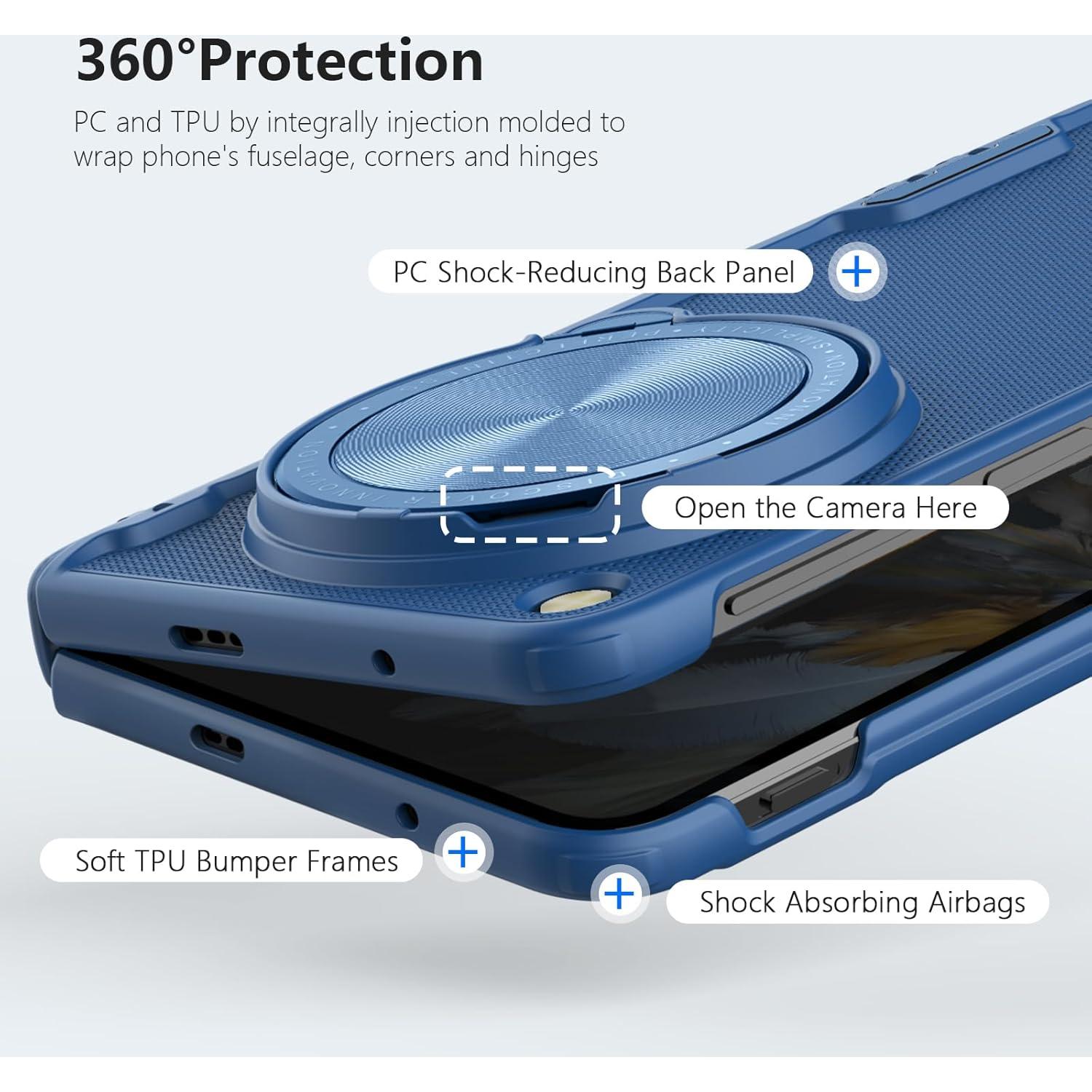 Funda Nillkin para OnePlus Open con Cubierta de Cámara Negra