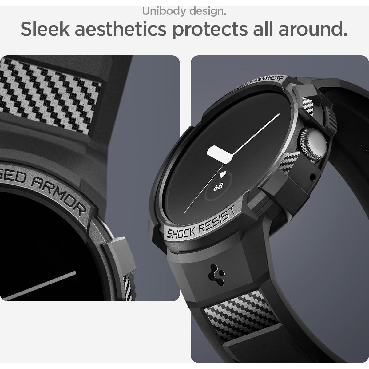 Funda Spigen Rugged Armor Pro para Google Pixel Watch 3 41mm