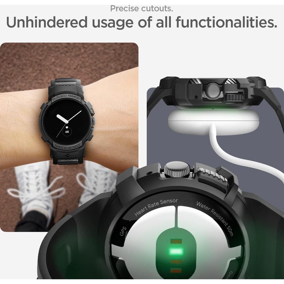 Funda Spigen Rugged Armor Pro para Google Pixel Watch 3 41mm