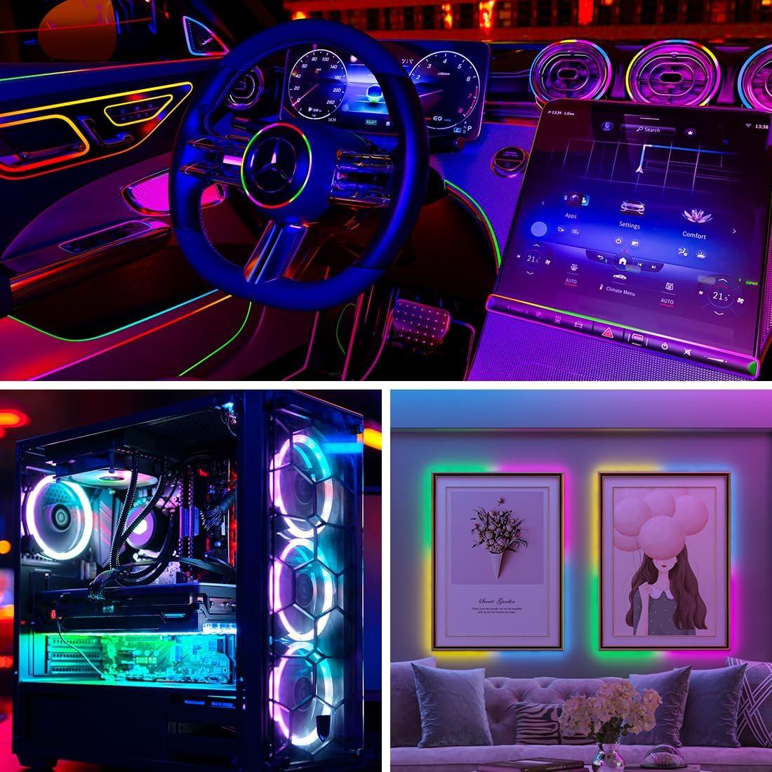 Cinta LED RGB 5m 160 LEDs/m WS2812B 2.7mm Ancho IP30