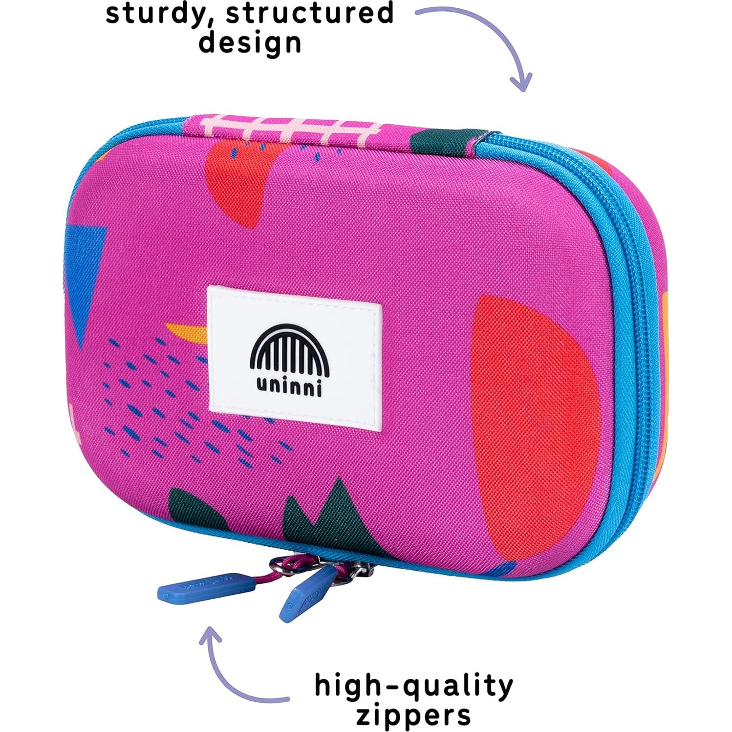 Estuche Grande para Niños Uninni Abstracto con Divisores 22x14x7.3cm