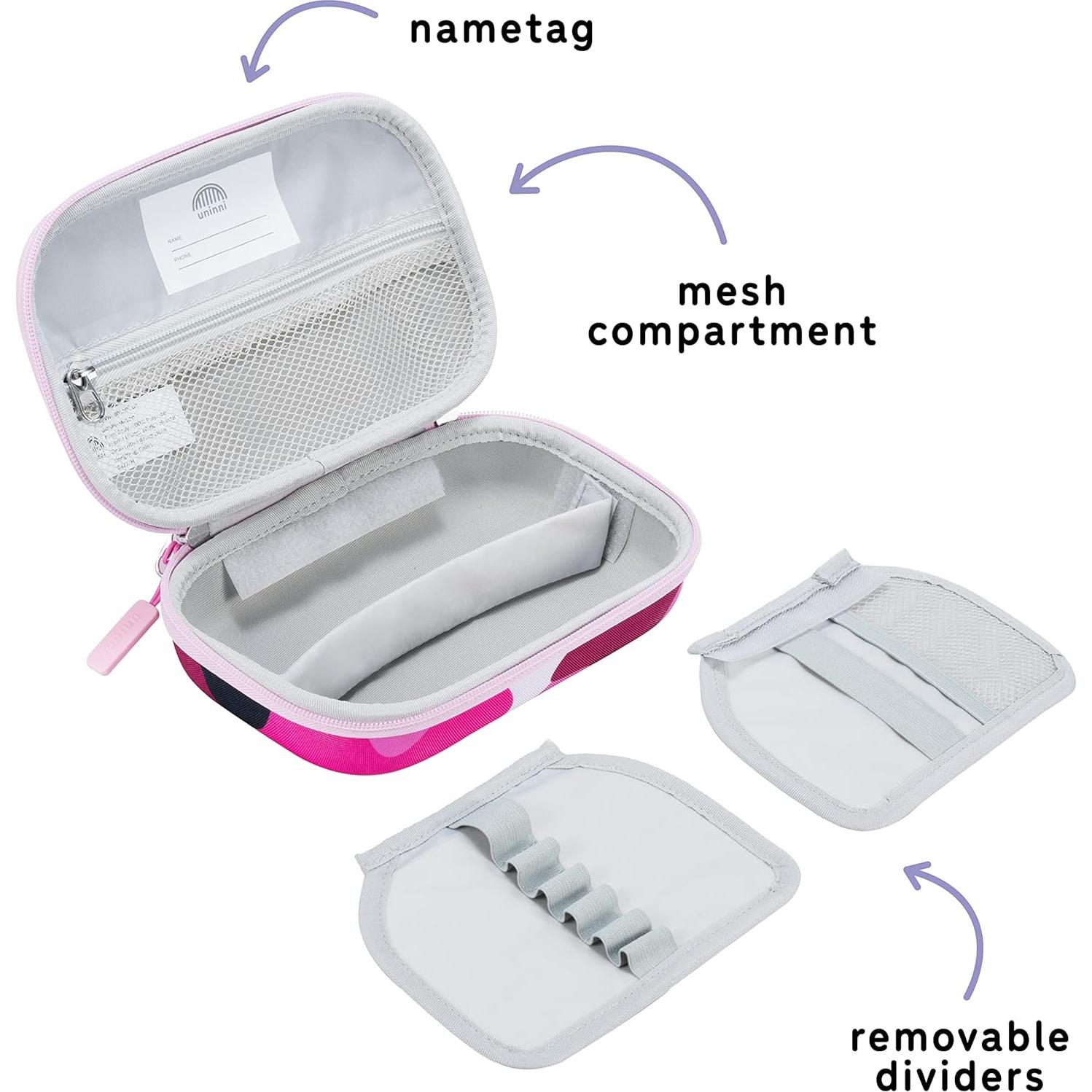 Estuche Grande para Niños Uninni Abstracto con Divisores 22x14x7.3cm