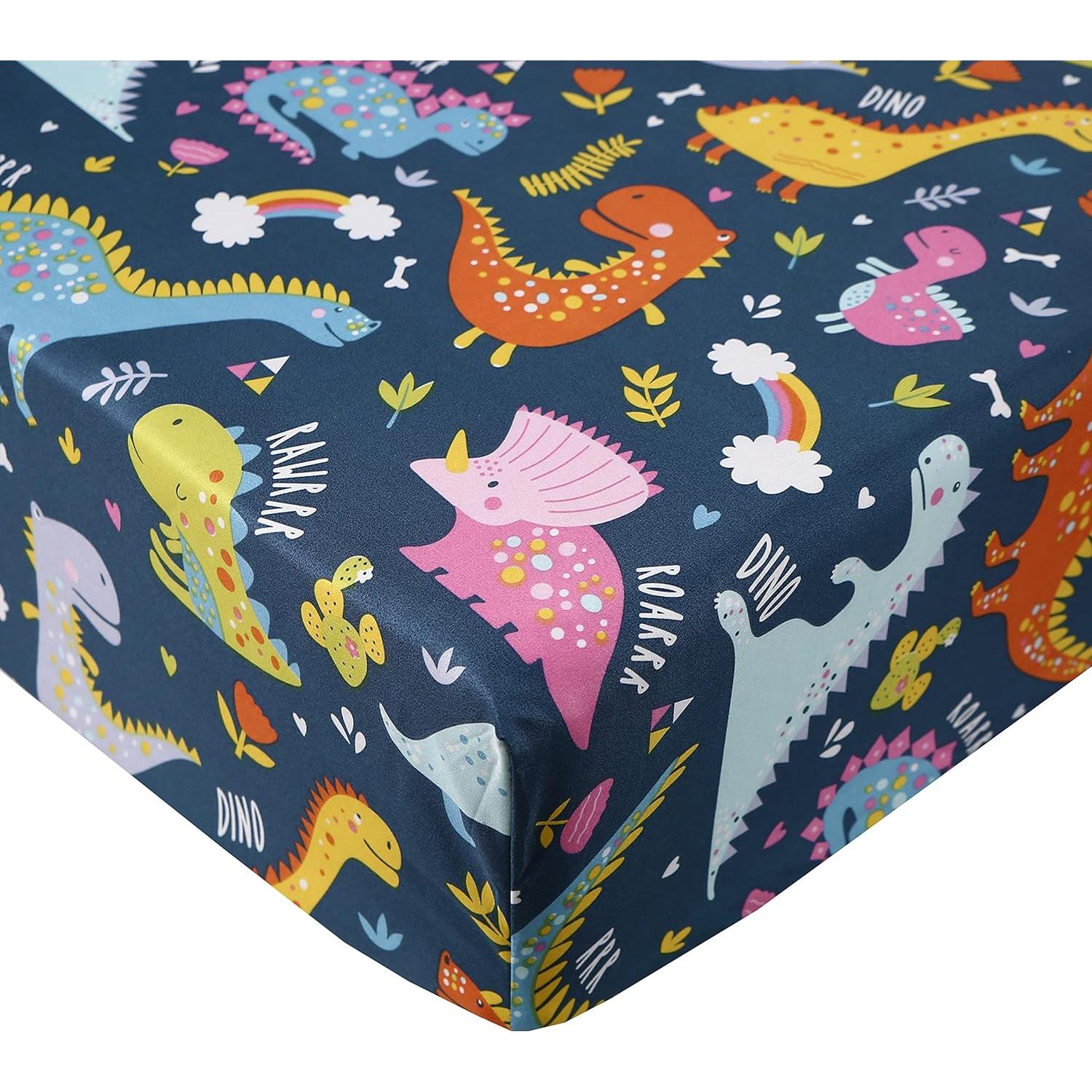 Juego de Sábanas Twin MAG Dinosaurios 3 Piezas Microfibra