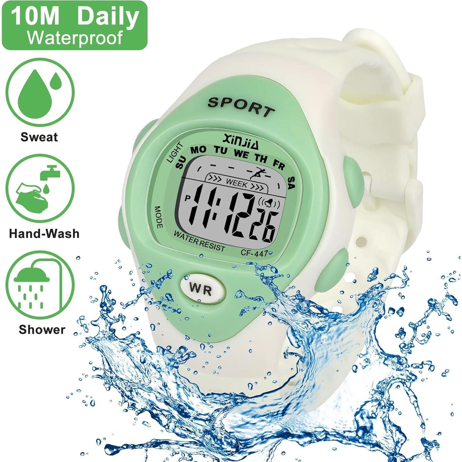 Reloj Digital Infantil Viecaeio Impermeable para Deportes 3-8 Años