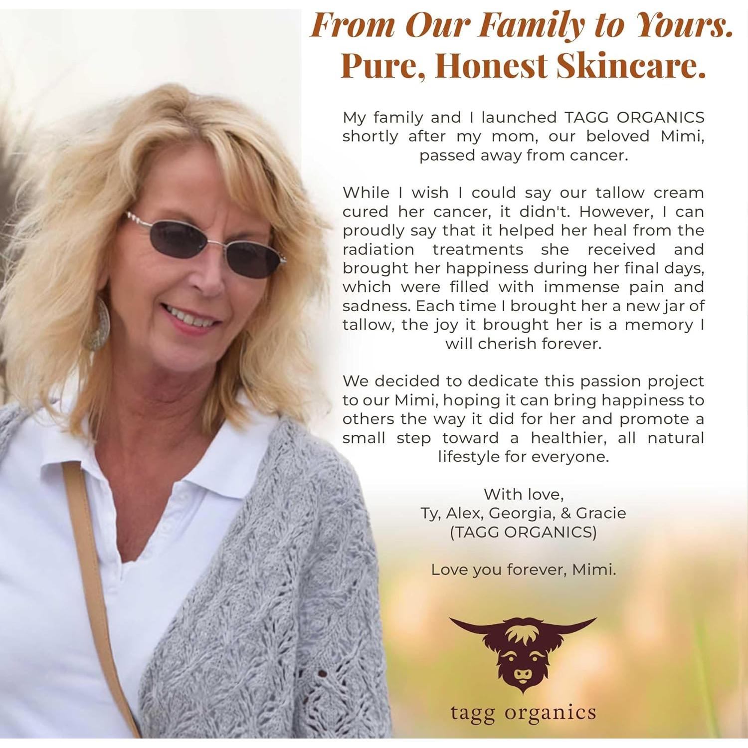 Crema de Tallow Orgánica TAGG 56.7g - Bergamota y Eucalipto