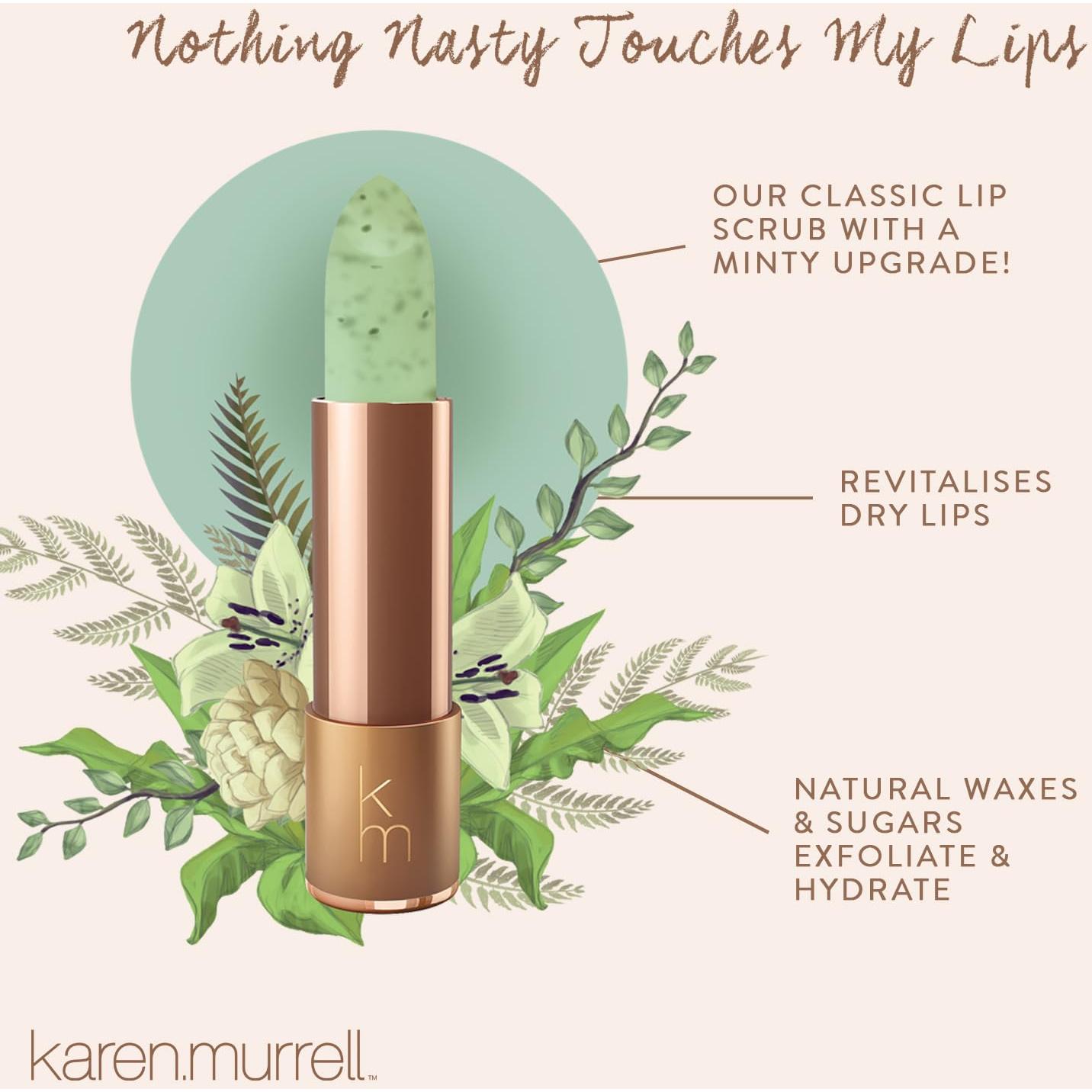 Exfoliante de Labios Natural Karen Murrell 41 Menta 21g