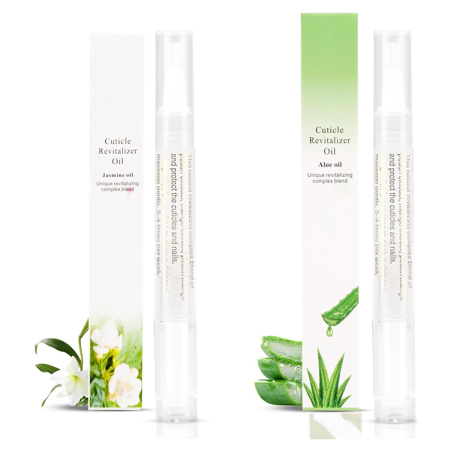 Bolígrafos de Aceite para Cutículas Meschett 2 Pcs Aloe Jazmín