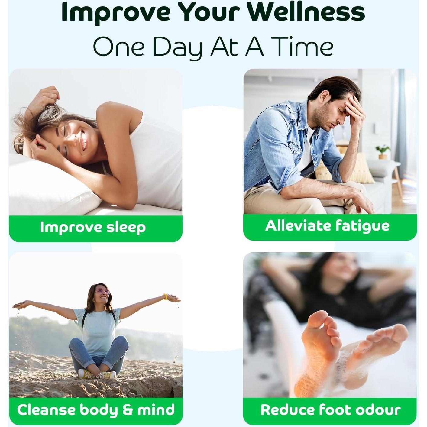 Parches Limpiadores para Pies Bandoo | 10 Unidades | Naturales