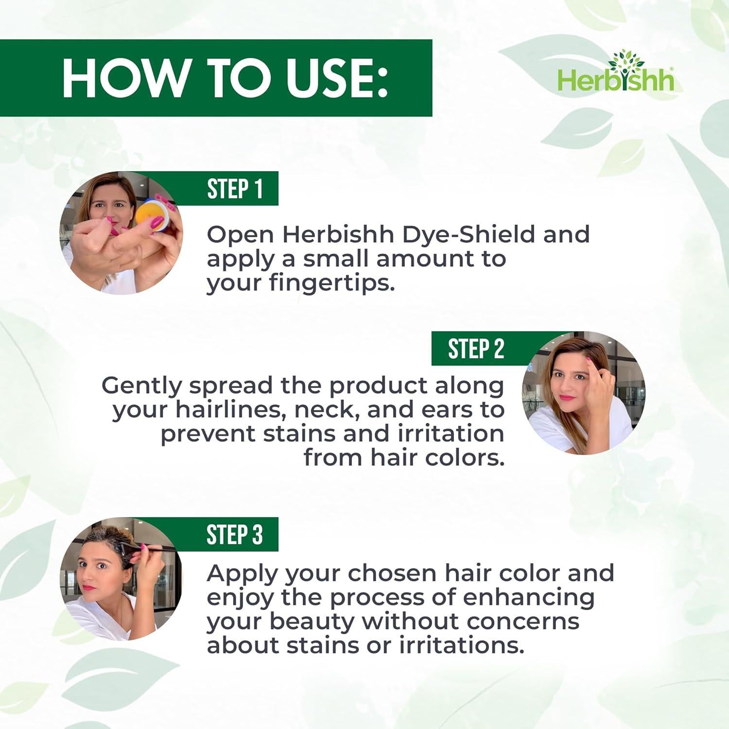 Protector de Color de Cabello Herbishh - Crema Barrera Hidratante