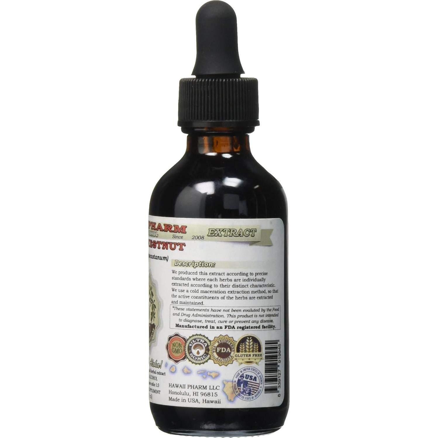 Extracto Líquido de Castaño de Indias Orgánico 60 ml - HawaiiPharm