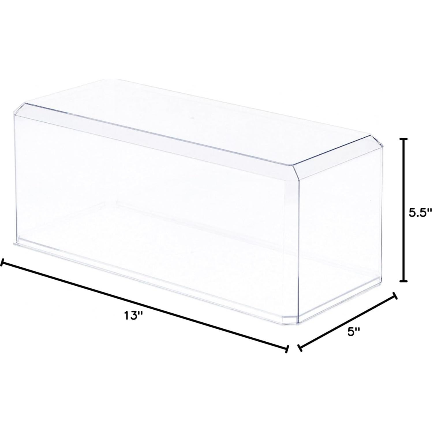 Caja de Exhibición Plástica Transparente Pioneer 1:18 33x14x13cm