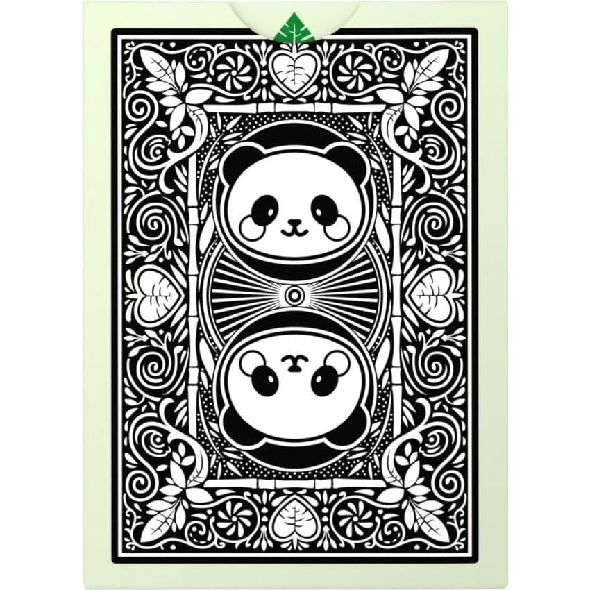 Cartas de Juego Panda Bicycle - Baraja de Animales Lindos