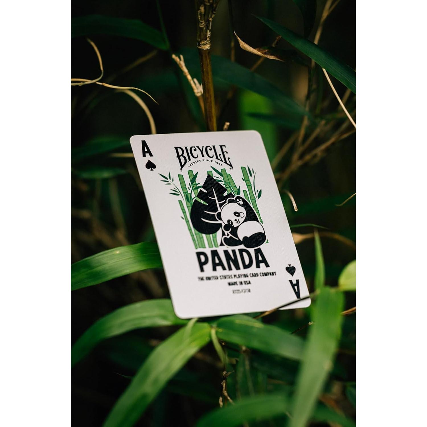 Cartas de Juego Panda Bicycle - Baraja de Animales Lindos