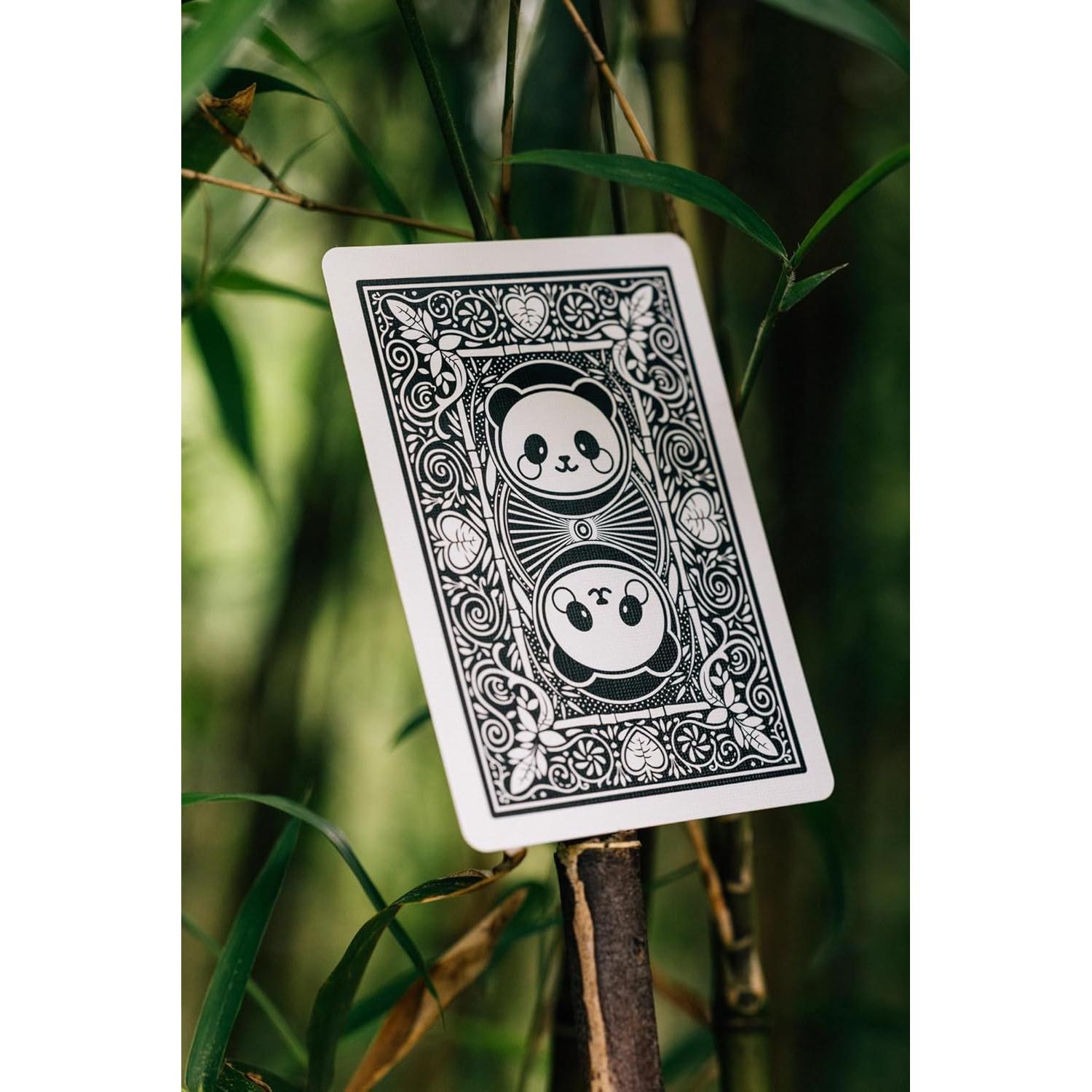 Cartas de Juego Panda Bicycle - Baraja de Animales Lindos