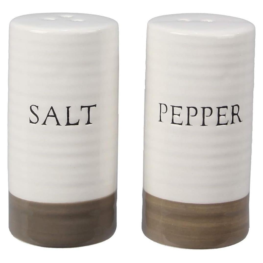 Juego de Salero y Pimentero Cerámica Young's Inc. Campestre