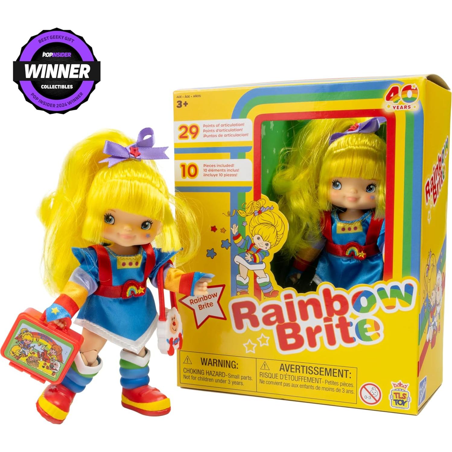 Muñeca de Moda Poseable Rainbow Brite 14 cm La Leal Sujeto