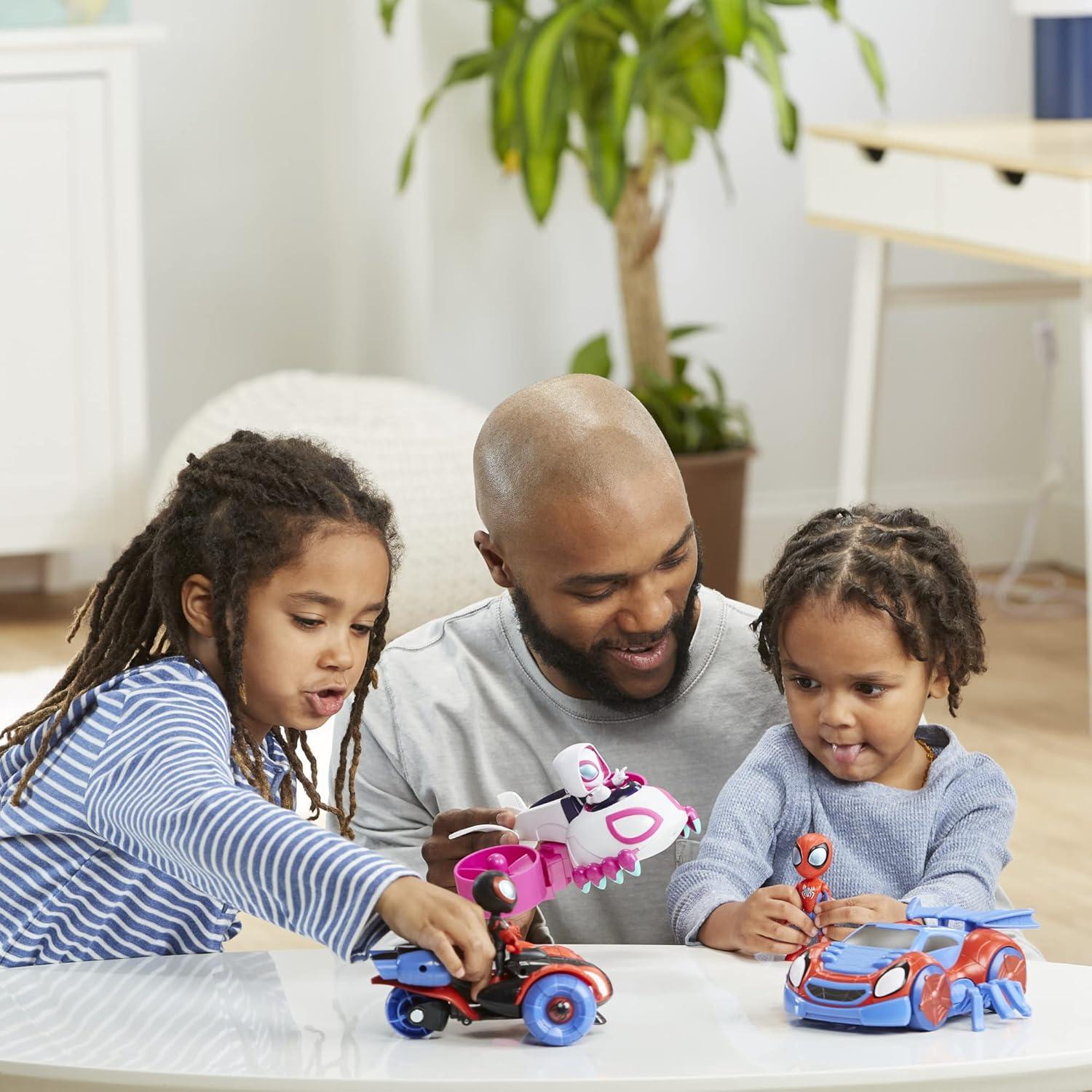 Set de Juego Spidey y sus Increíbles Amigos Hasbro 3 Vehículos