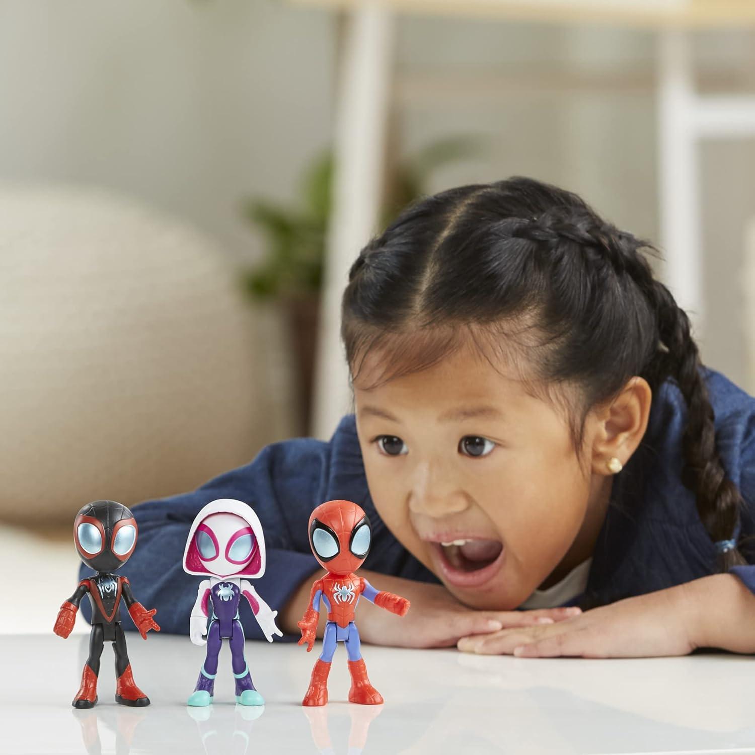 Set de Juego Spidey y sus Increíbles Amigos Hasbro 3 Vehículos