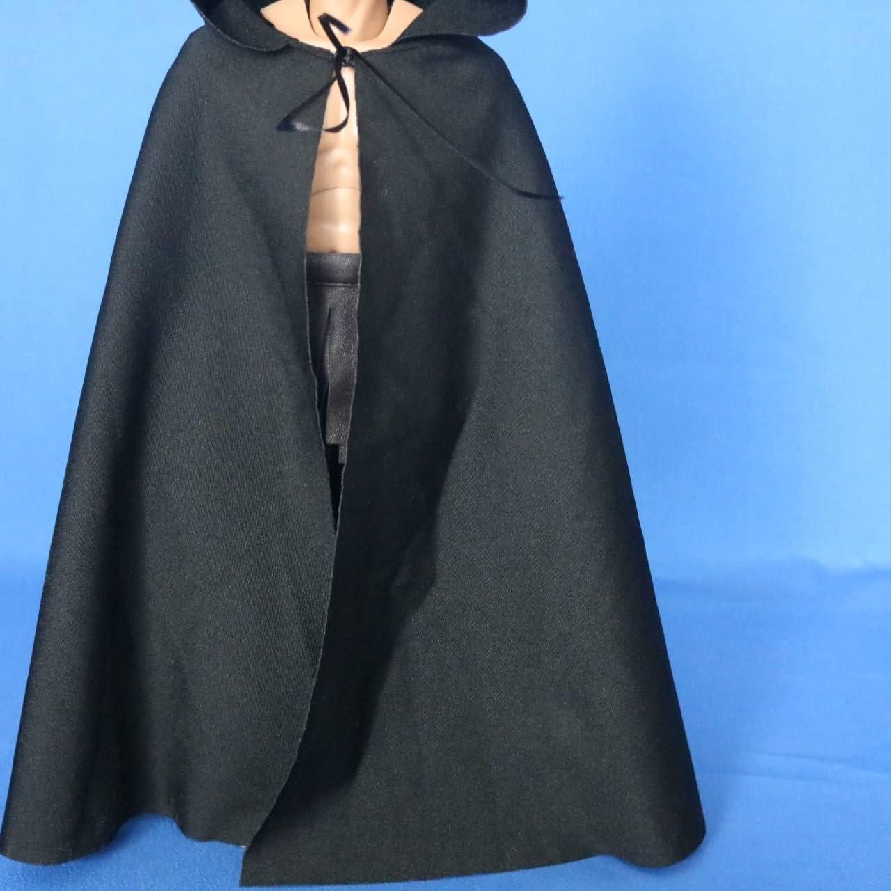 Capa Medieval para Figura de Acción 1:6 SSbeauty - Negro