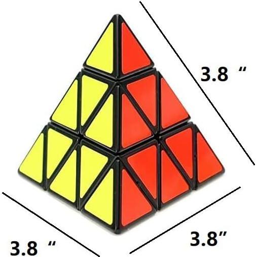 Cubo Mágico Pirámide Rápido 3x3x3 SHUYUE Negro