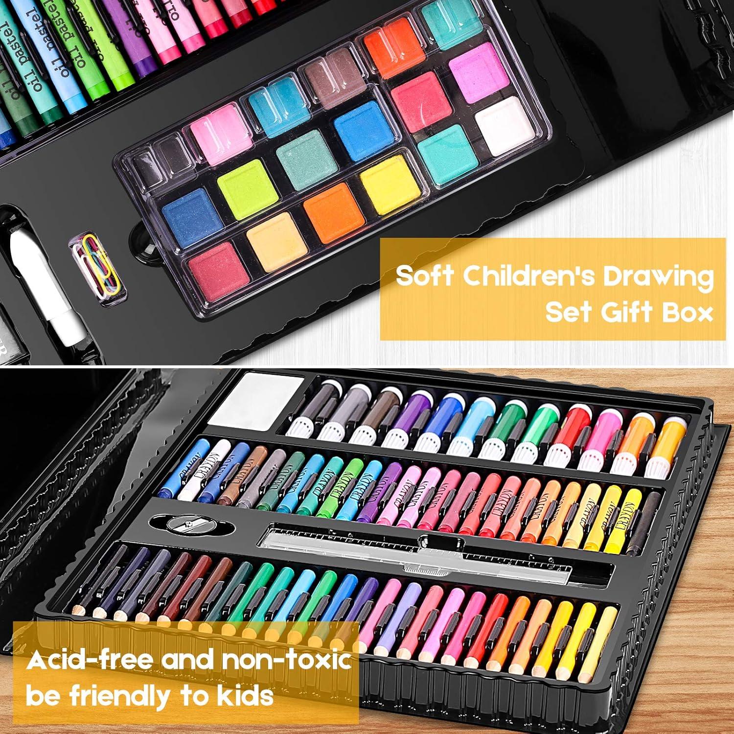 Kit de Arte iBayam 222 Piezas con Caballete y Suministros