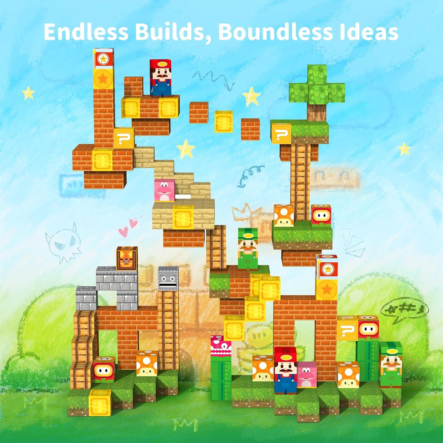 Bloques Magnéticos de Construcción 154Pcs Shantou Yaxini