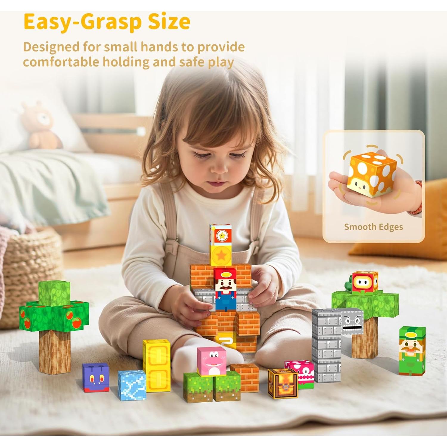 Bloques Magnéticos de Construcción 154Pcs Shantou Yaxini