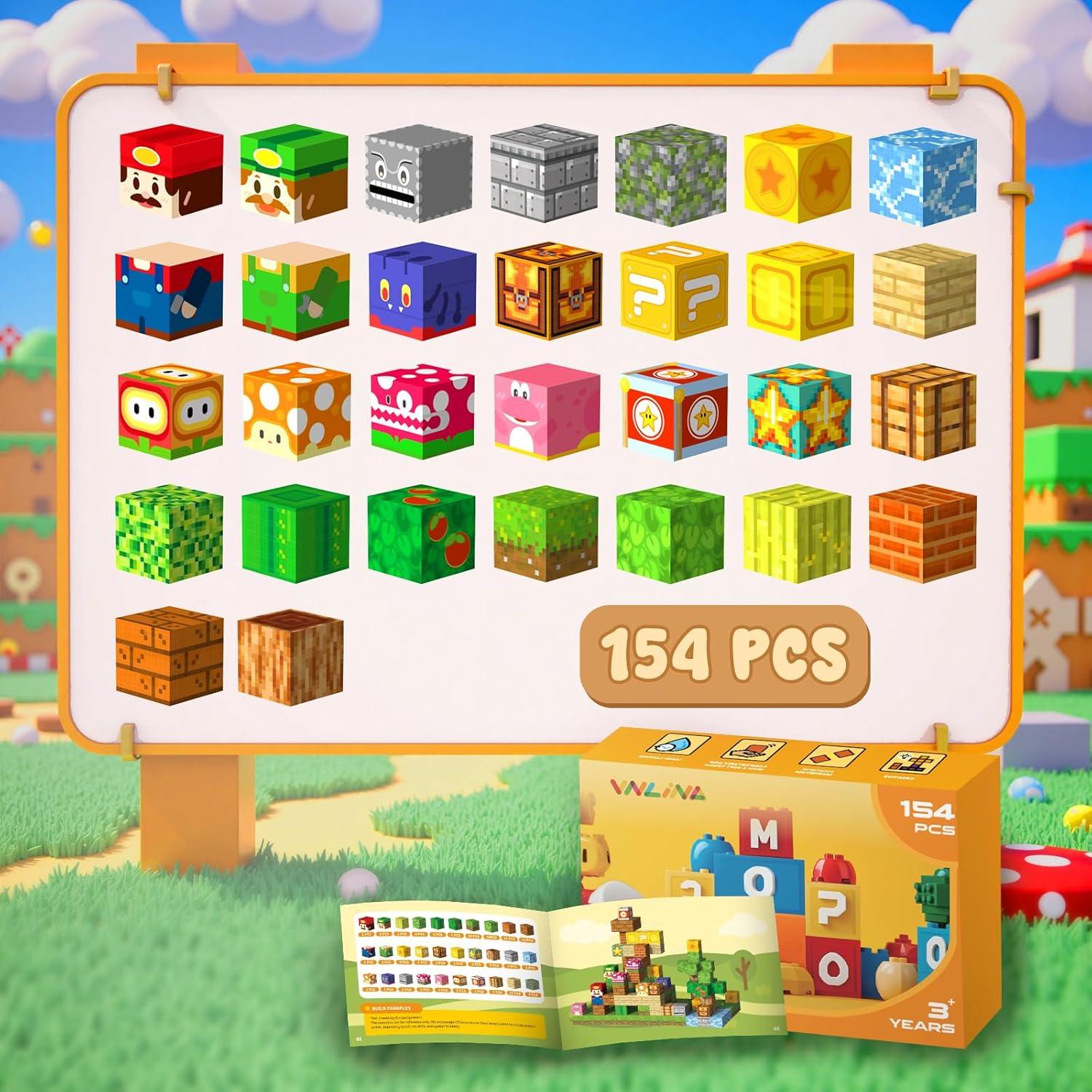 Bloques Magnéticos de Construcción 154Pcs Shantou Yaxini