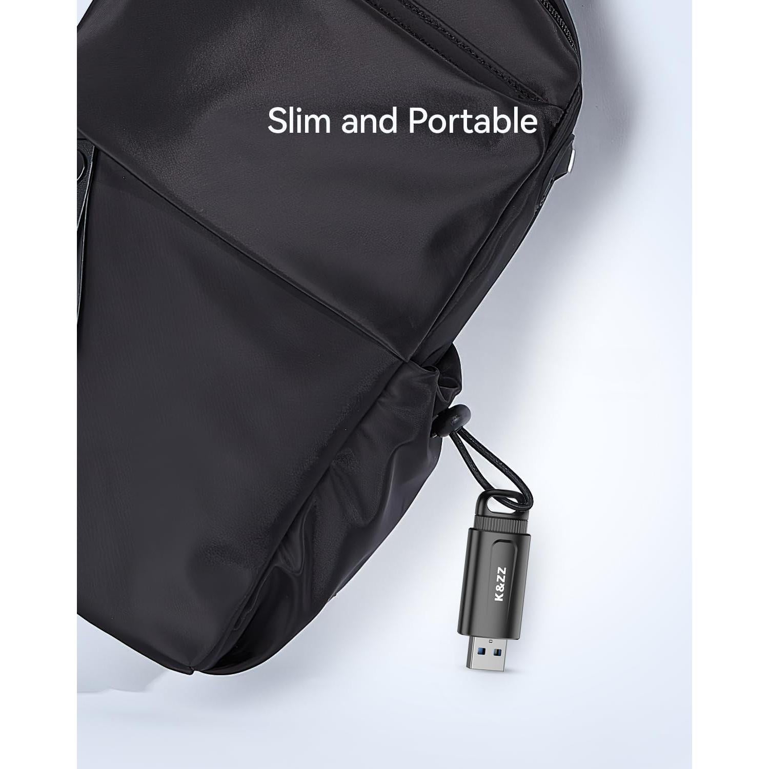 K&ZZ 32GB USB 3.0 Flash Drive Retráctil Multicolor - 5 Piezas