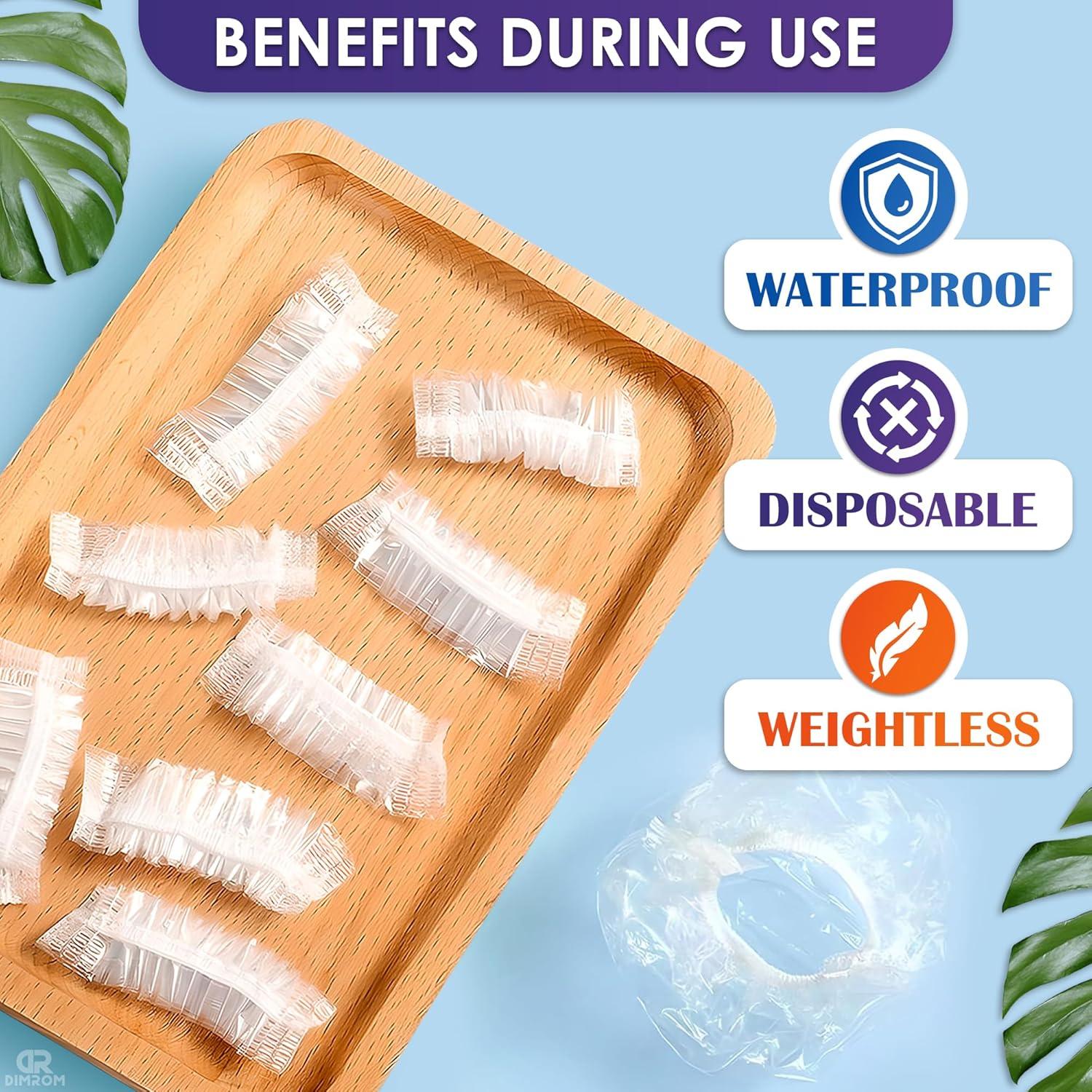 200 Cubiertas Desechables para Oídos DIMROM - Impermeables