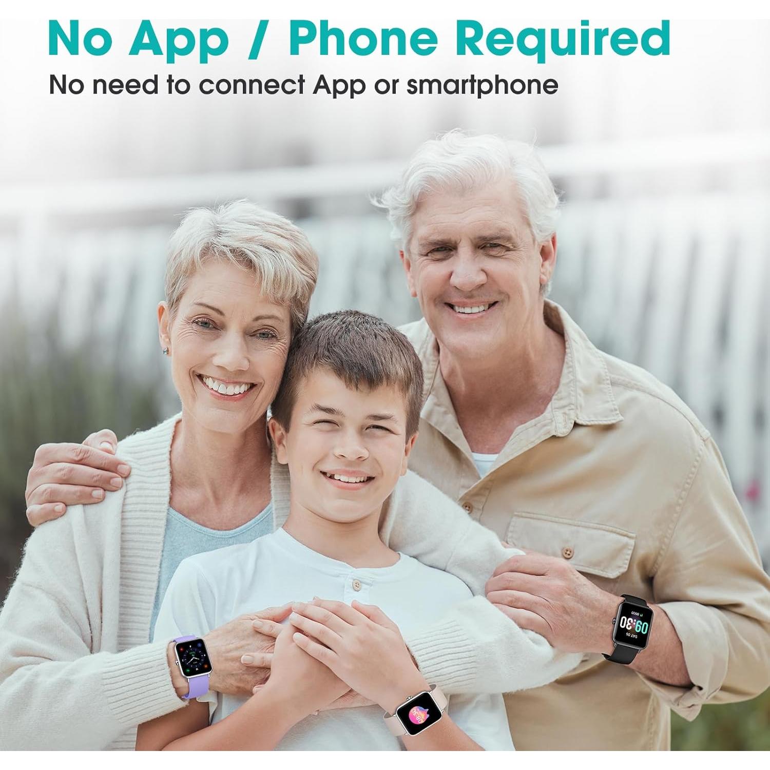 Reloj Podómetro Pautios para Mayores Impermeable LCD