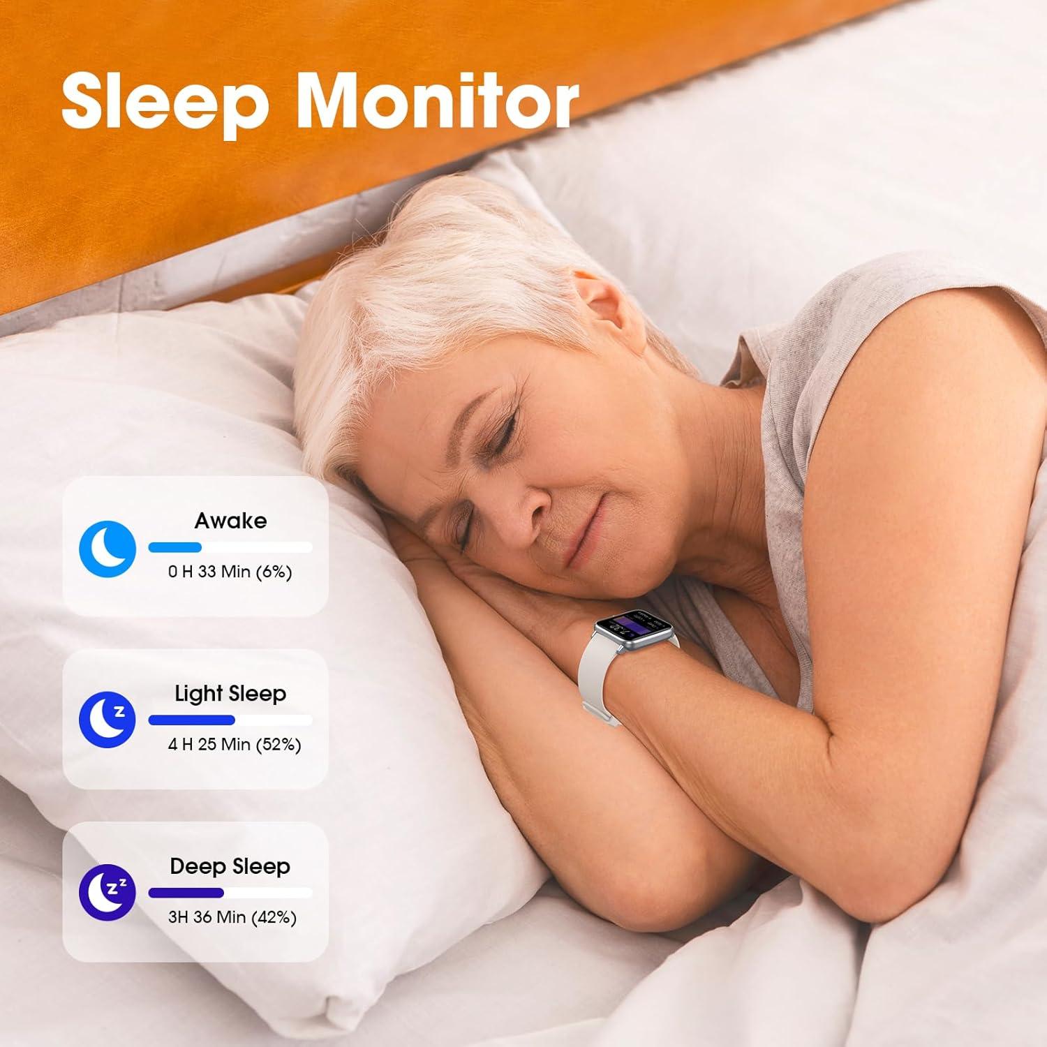 Reloj Podómetro Pautios para Mayores Impermeable LCD