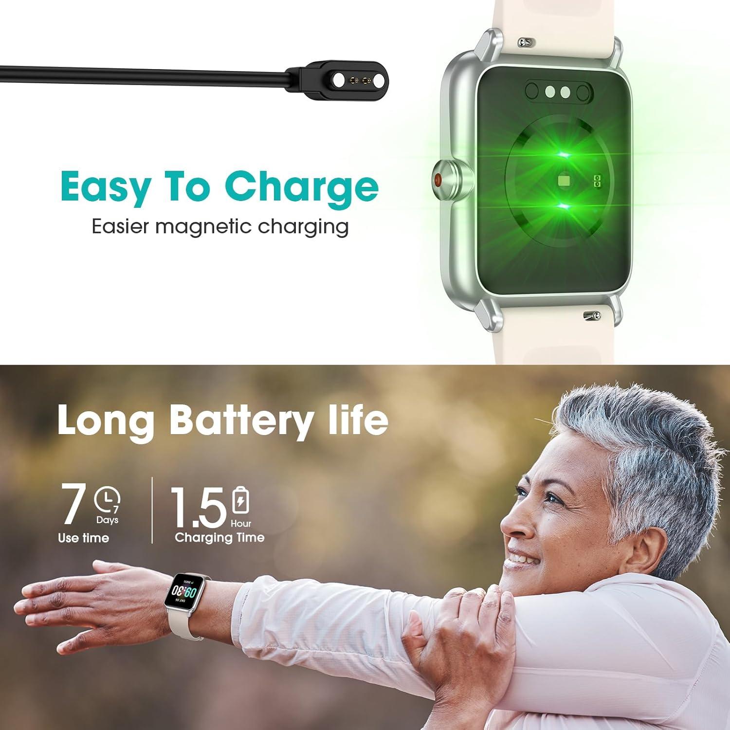 Reloj Podómetro Pautios para Mayores Impermeable LCD