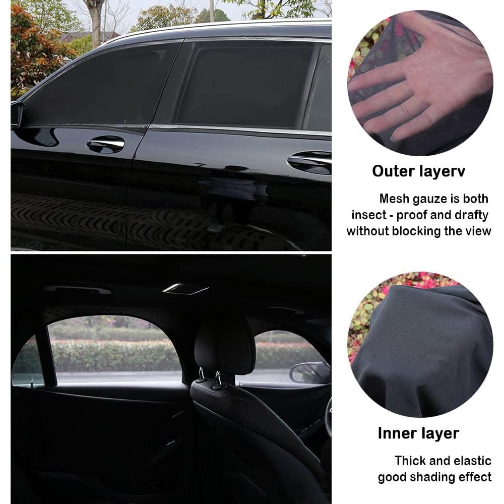 Sombra de Ventana de Coche Turcee 124.5x50.8cm Doble Malla