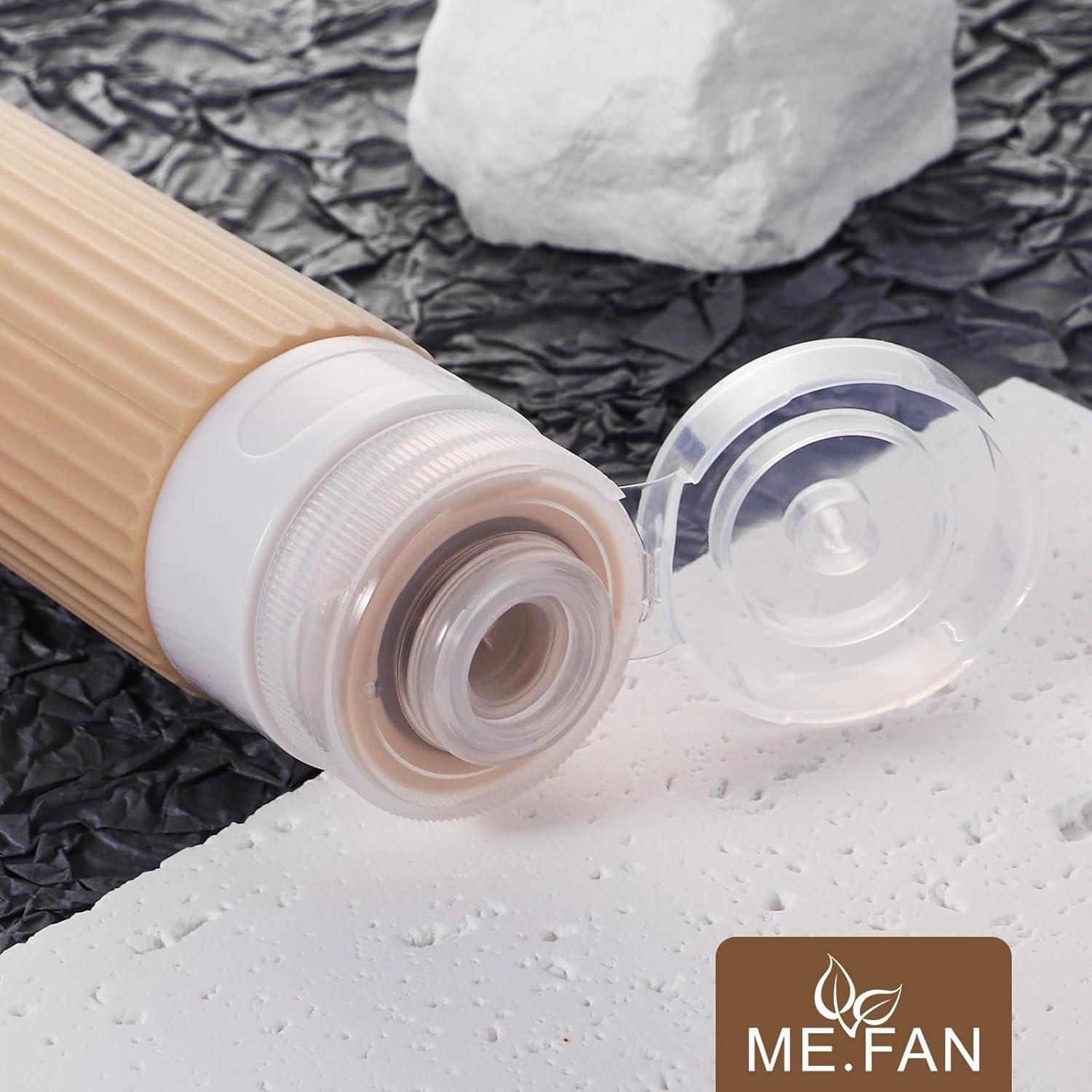 Botellas de Viaje ME.FAN 3oz Silicona Aprobadas por TSA - 4 Piezas