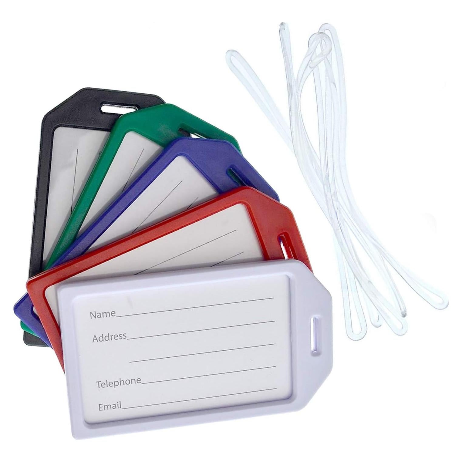 Paquete de 5 Etiquetas de Equipaje Rígidas Specialist ID 15.24 cm