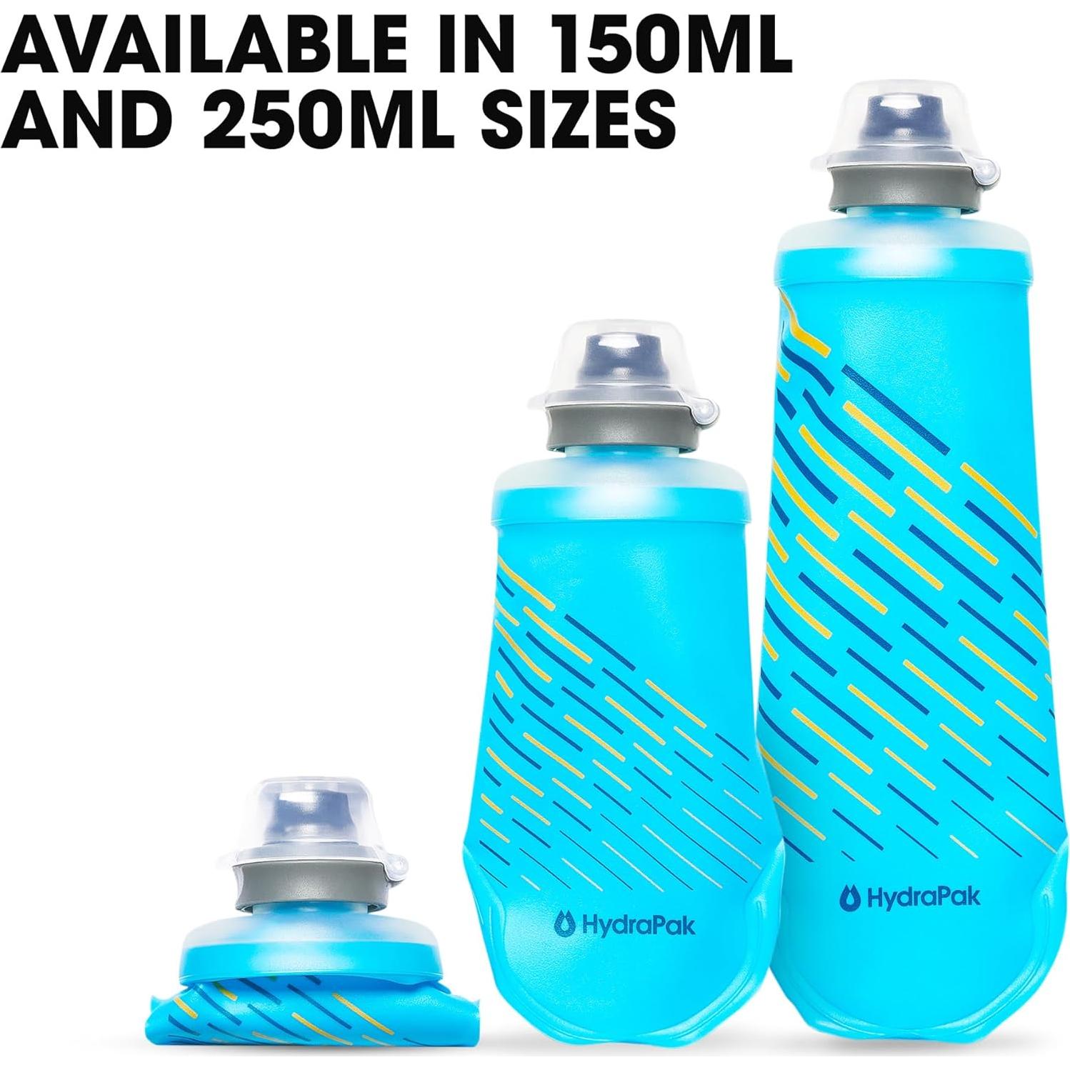 Botella Plegable HydraPak SoftFlask 150ml Libre BPA Azul