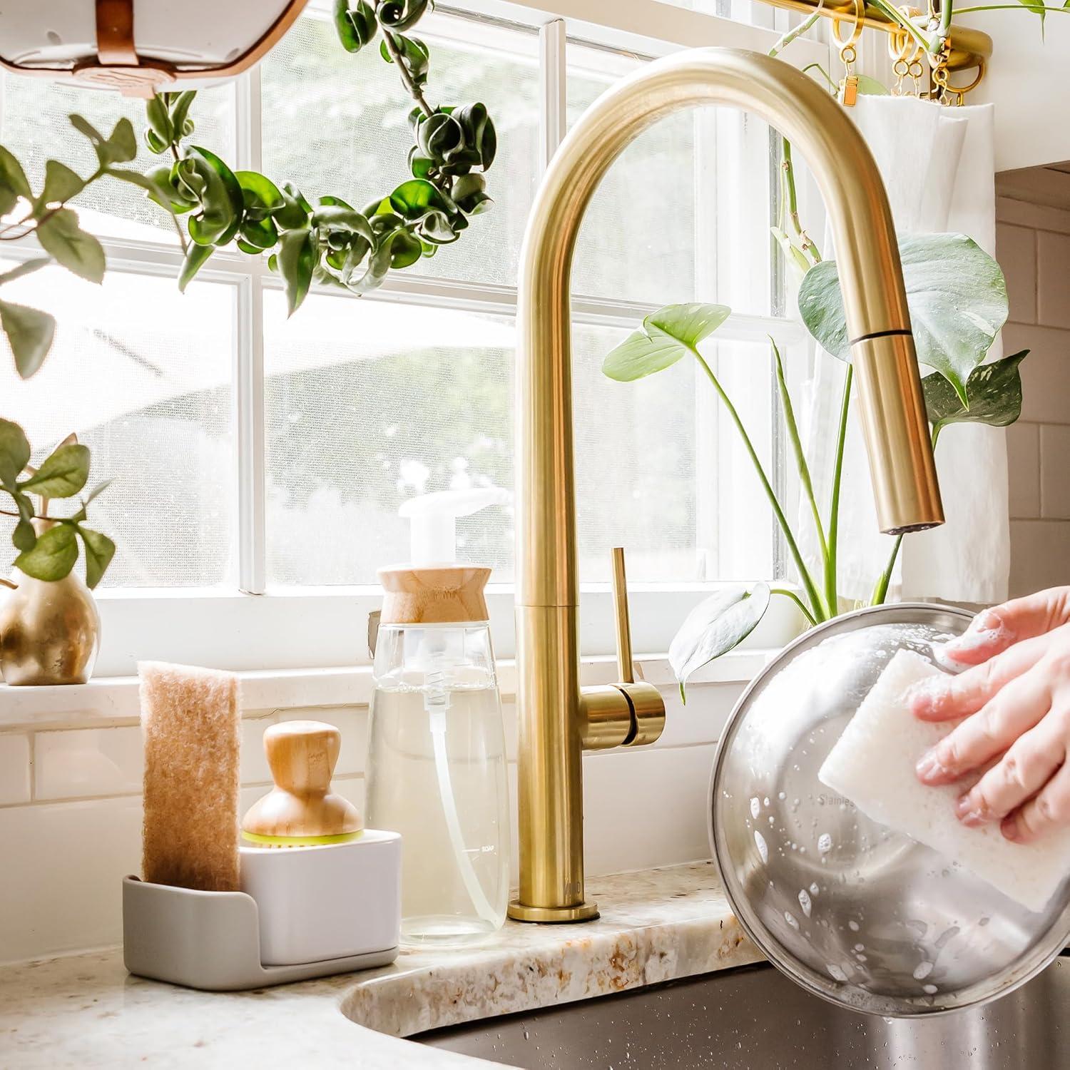 Esponjas de Celulosa Natural Full Circle Plain Jane - Paquete de 8