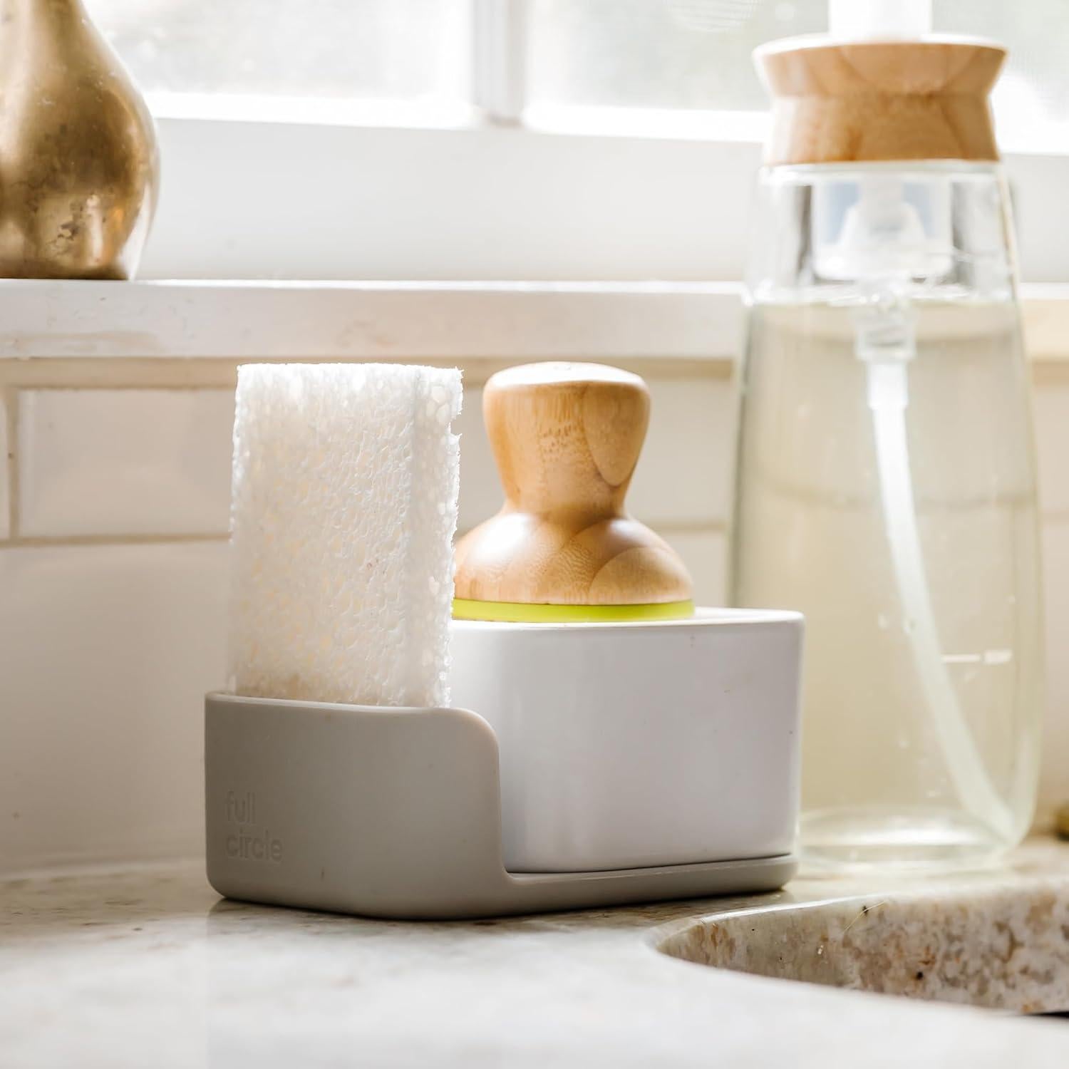 Esponjas de Celulosa Natural Full Circle Plain Jane - Paquete de 8