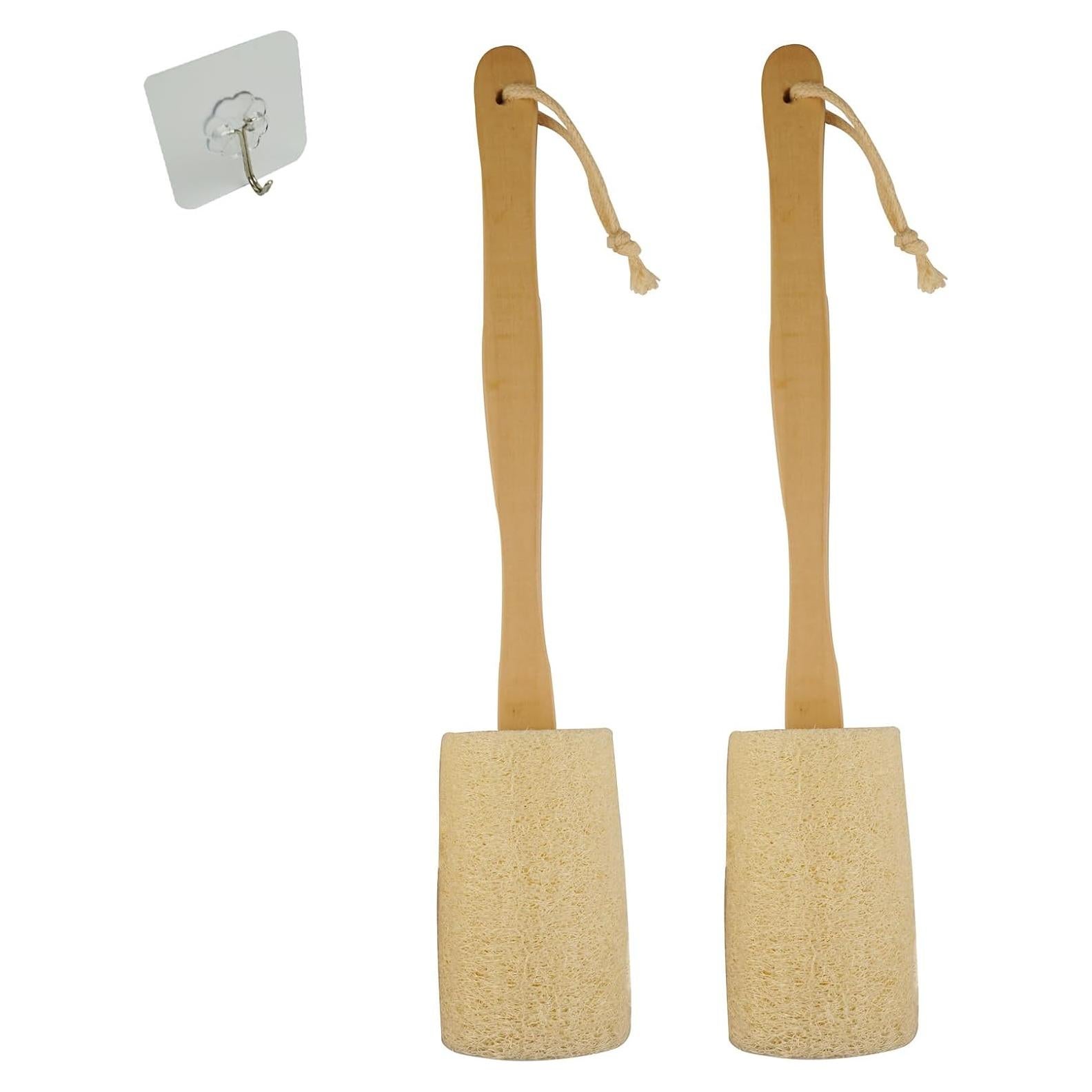 Esponja de Lufa Natural Rainlily para Baño y Limpieza 1 Cuenta