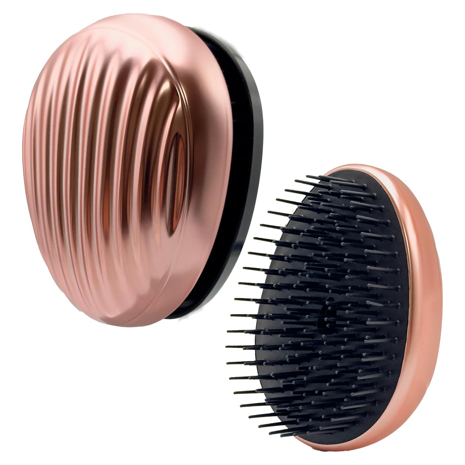 Cepillo Desenredante WYNK Compacto Oro Champán para Cabello