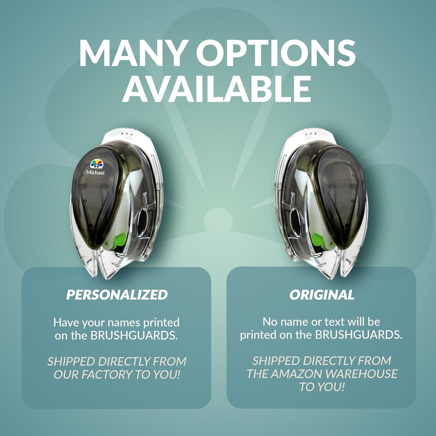 Protector de Cepillo de Dientes BRUSHGUARD Negro - Soporte Higiénico