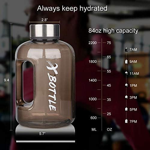 Botella de Agua Deportiva XBOTTLE 2.5L con Infusor y Libre de BPA