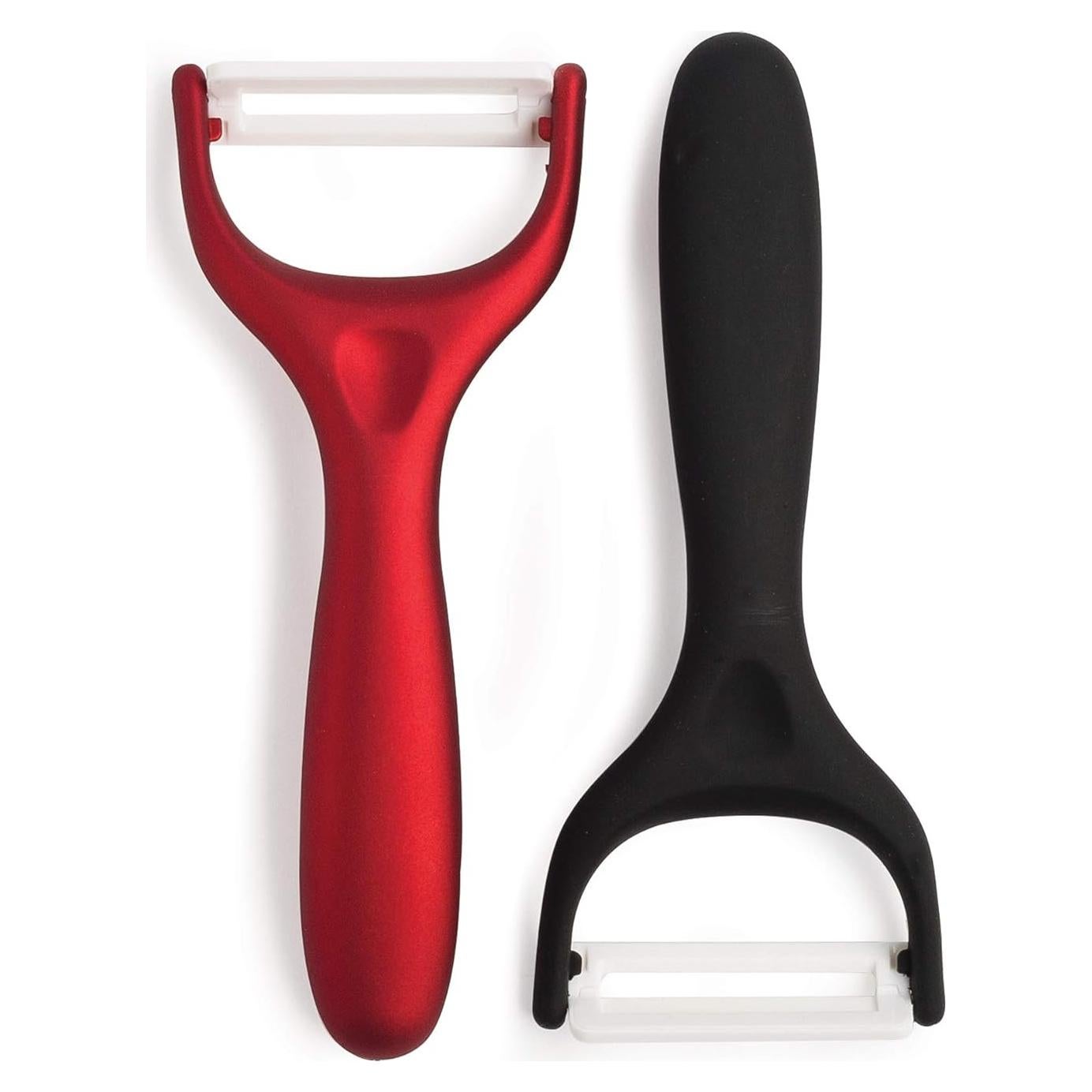 Juego de 2 Peladores de Cerámica Epoca con Cuchillas Afiladas